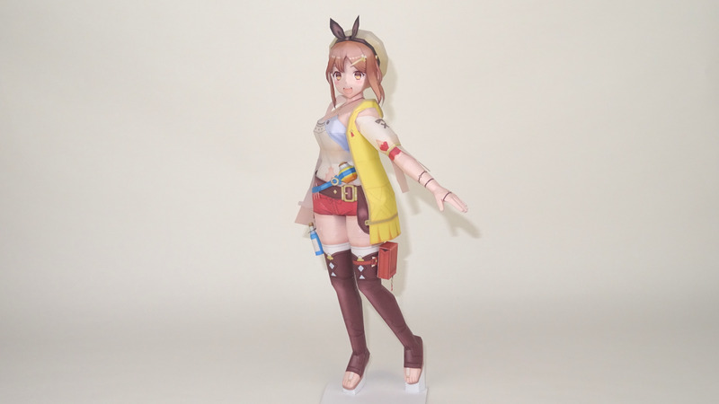 《莱莎的工作室》莱莎琳·斯托特 纸模型图纸