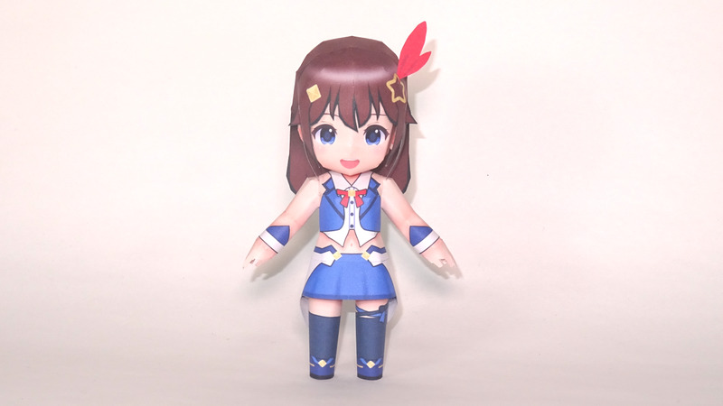 VTuber虚拟偶像 Q版时乃空（空妈） 纸模型图纸