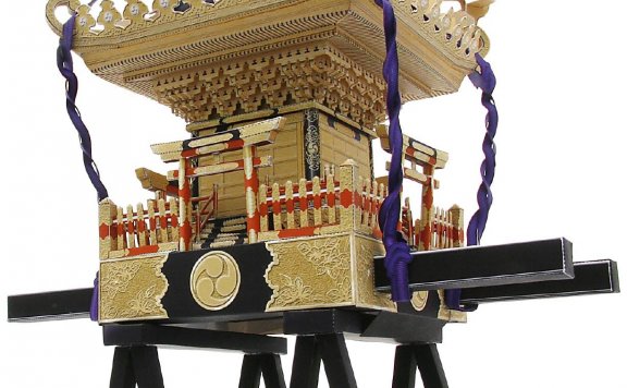 日式神舆 纸模型图纸