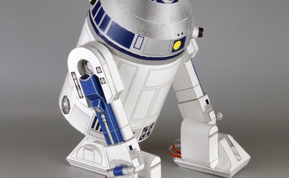 星球大战 R2-D2机器人 纸模型图纸