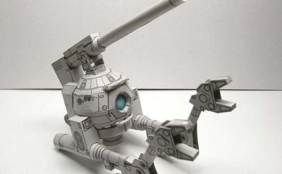 历史铁球 RB-79 Ball 机动战士高达纸模型图纸