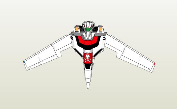 《超时空要塞》VF-1S 瓦尔基里 女武神 纸模型图纸