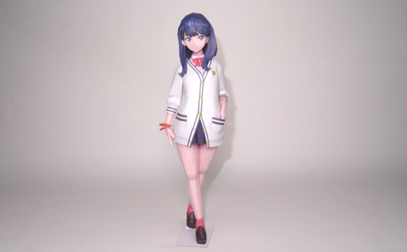 《SSSS.GRIDMAN》宝多六花 纸模型图纸