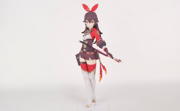 安柏（原神） 纸模型图纸