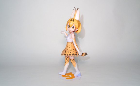 《兽娘动物园》薮猫 纸模型图纸