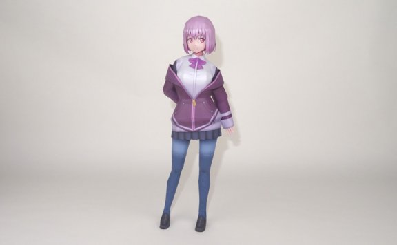 《SSSS.GRIDMAN》新条茜 纸模型图纸