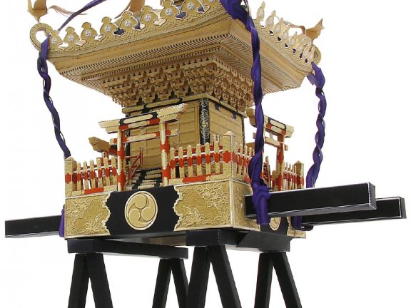 日式神舆 纸模型图纸