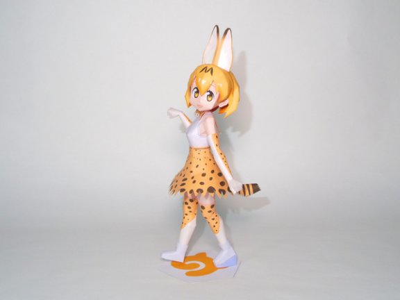 《兽娘动物园》薮猫 纸模型图纸