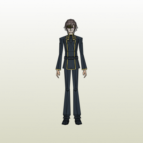 Code Geass 鲁路修·兰佩路基 纸模型图纸