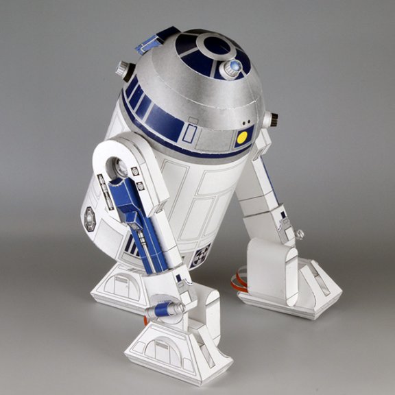 星球大战 R2-D2机器人 纸模型图纸