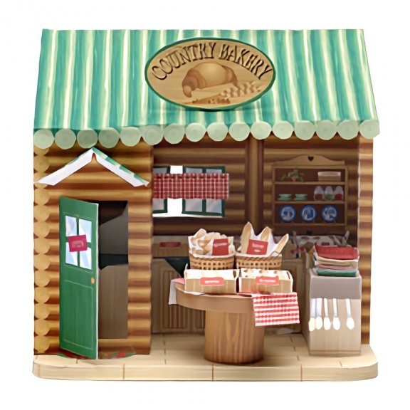 微型小屋 森林面包店 纸模型图纸