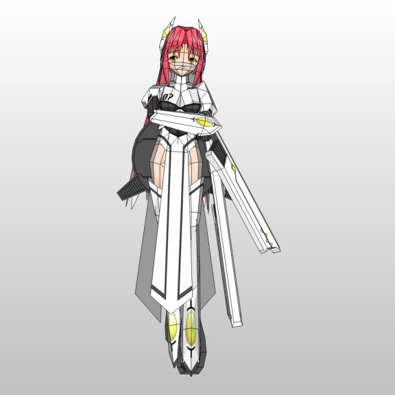 TipeDOLL-07 Pulverulenta A型 纸模型图纸