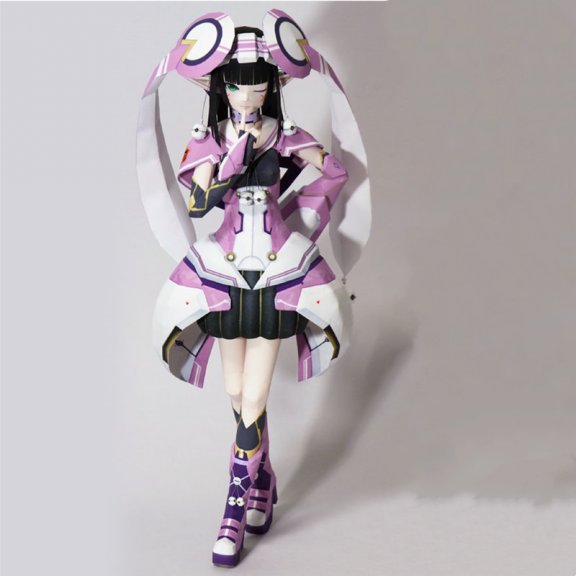 梦幻之星Online2 フォニュエ（FOnew）纸模型图纸