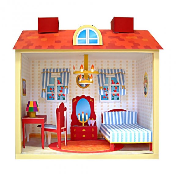 微型小屋 凡尔赛宫 纸模型图纸