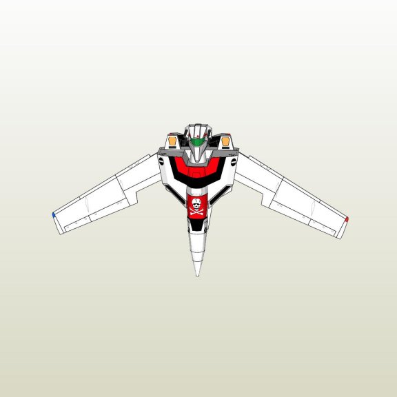 《超时空要塞》VF-1S 瓦尔基里 女武神 纸模型图纸